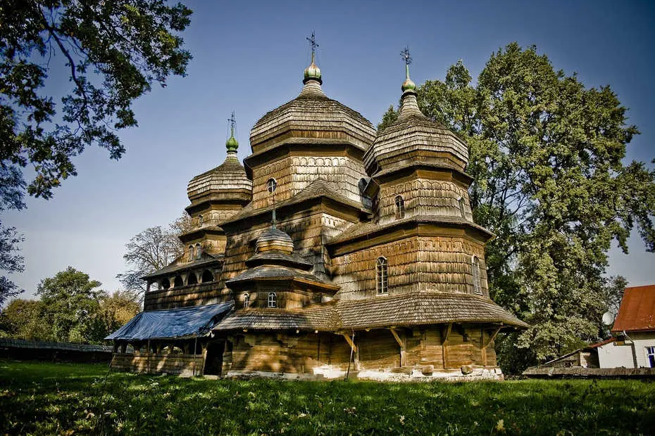 дерев'яна дзвіниця у Дрогобичі